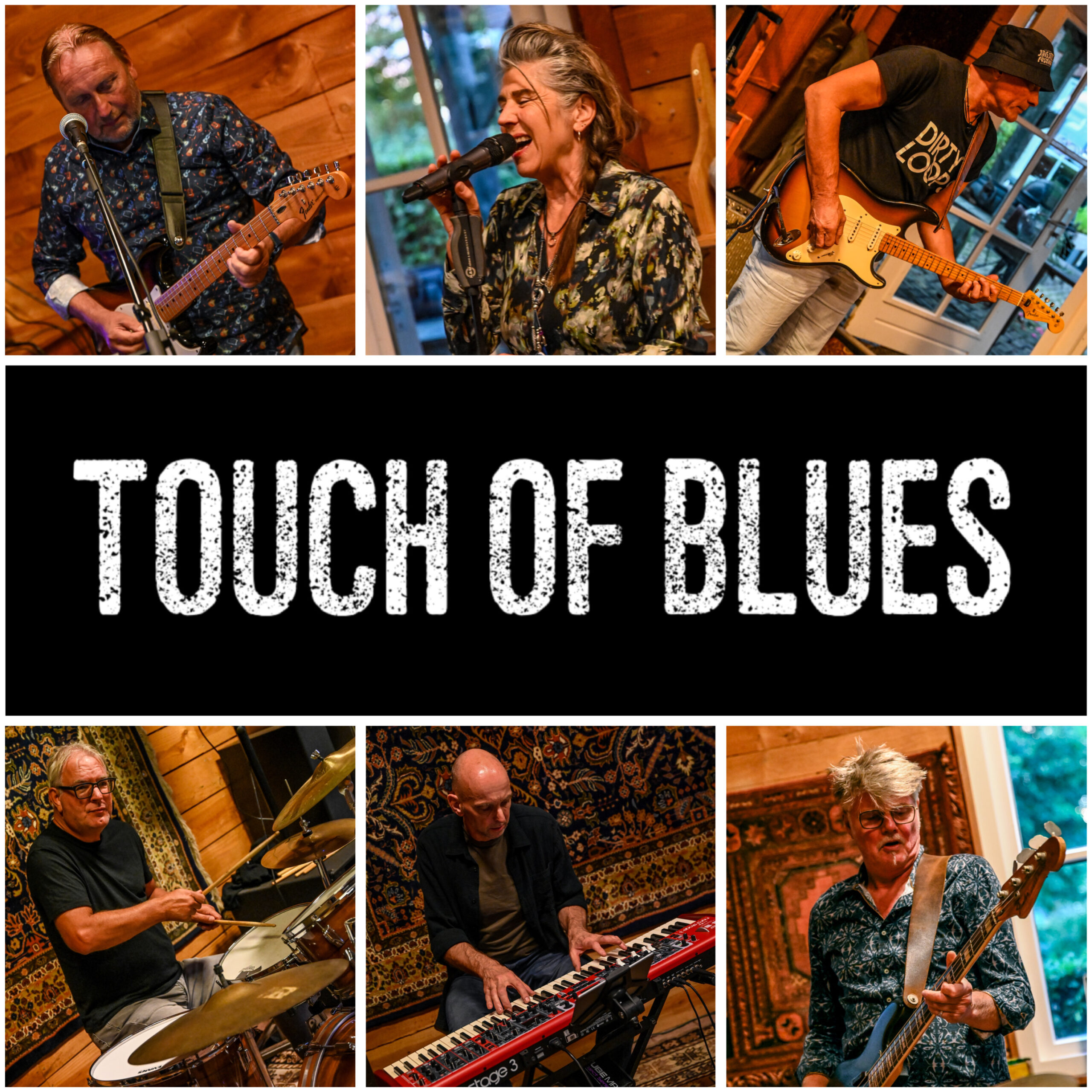 Touch of Blues collage